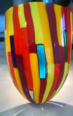 Aplique de pared contemporáneo OGGETTI.  Vidrio soplado boca en Murano, ITALIA Foto 1 de 4