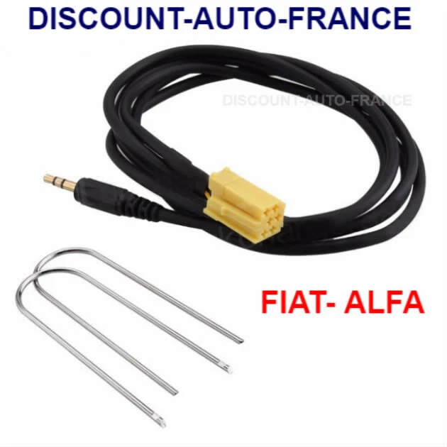 cable auxiliaire AUX FIAT 500 ALFA ROMEO GRANDE PUNTO