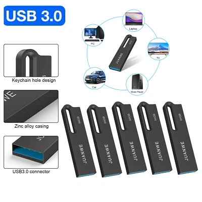 32G/64G/128G USB 3.0 Flash Drive Thumb Drives USB Drive High Speed Jump Drive - Image 1 of 4