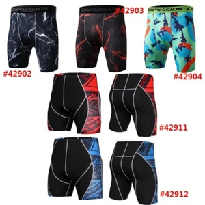 Cool Sports Apparel Skin Tights Compression Base Mens Gym Shorts Pants Underwear - Picture 1 of 19