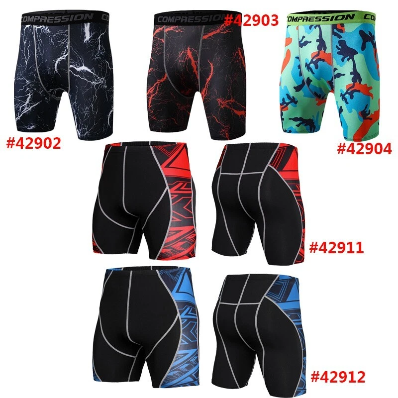 Cool Sports Apparel Skin Tights Compression Base Mens Gym Shorts Pants Underwear - Image 1 of 4