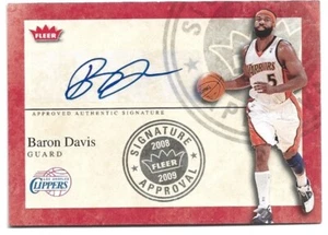 2008 FLEER BASKETBALL SIGNATURE APPROVAL AUTOGRAPH AUTO BARON DAVIS # SA-BD - Picture 1 of 1