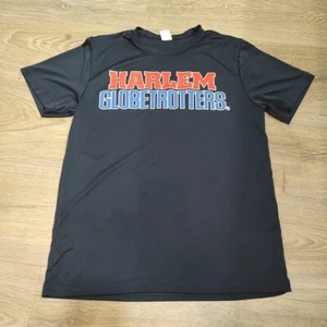 Harlem Globetrotters Navy Blue Shirt Sz Youth Large Sport Tek Basketball - Picture 1 of 9