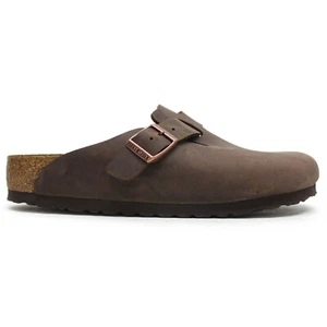 Birkenstock Boston Habana Unisex Oiled Leather Sandals - Picture 1 of 9