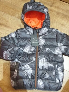 Next Grey Dino Jacket Shower Resistant Size: 1,5-2 Years BNWT - Picture 1 of 4
