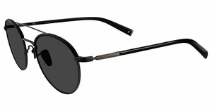 John Varvatos Sunglasses V518 53mm Black Gunmetal Grey Polarized - Made in Japan - Picture 1 of 2