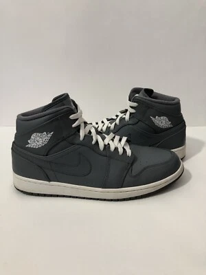 Size 11 - Jordan 1 Retro Mid Cool Grey - 554724-014 - Image 1 of 4