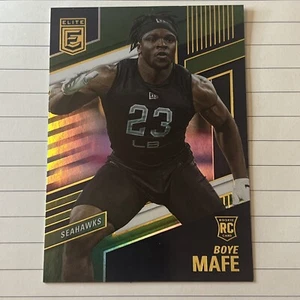 2022 Panini Donruss Elite - Rookies Green #193 Boye Mafe (RC) Seattle Seahawks - Picture 1 of 2