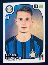2017-18 Panini Calciatori # 280 Andrea Pinamonti Inter Milan rookie sticker