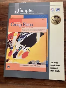 Alfred's Group Piano Sampler Teacher's Guide for Book 1 - for Adults - Picture 1 of 8