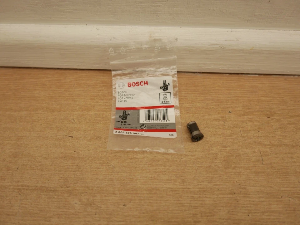 BOSCH   2608570047  6mm ROUTER  COLLET POF600 POF500 POF400 POF52 - Image 1 of 1