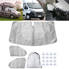 For FIAT DUCATO PEUGEOT BOXER 2006-22 Motorhome Thermal Windscreen Cover Blinds
