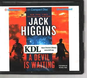 AUDIO BOOK on CDs A DEVIL IS WAITING by Jack Higgins - Picture 1 of 2