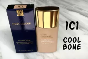 ESTEE LAUDER Double Wear SHEER Foundation Long Wear Makeup - 1C1 - Cool Bone - Picture 1 of 8