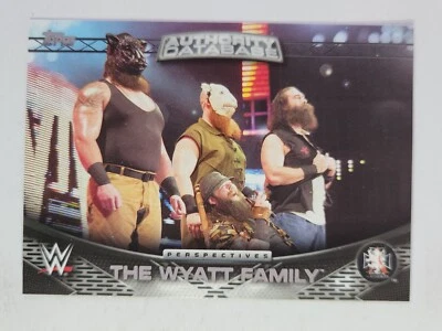 2016 Topps WWE AUTHORITY DATABASE PERSPECTIVES #7A THE WYATT FAMILY - Image 1 of 2