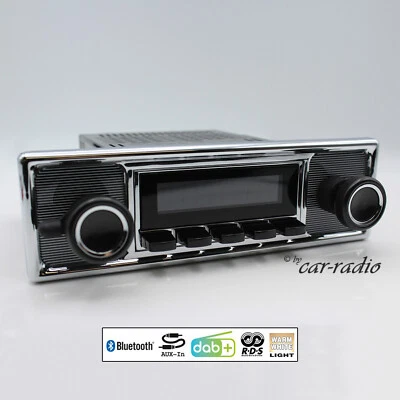 Retrosound Becker Black Bluetooth Retro Autoradio DAB+ AUX-IN MP3 Motor-1DAB-1 - Bild 1 von 4