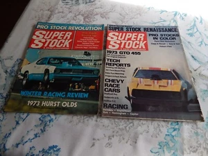 Vintage Super Stock Magazine Lot Of 2 Issue June 1973 And Aug. 1973 - Picture 1 of 4