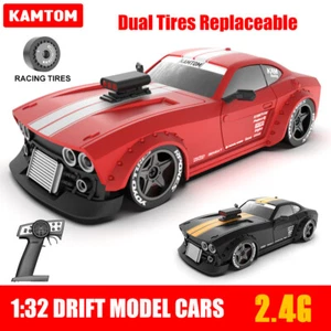 Kamtom RC 4WD Car 2.4G 1/32 Double Wheel Replace ESP Gyro High Speed Racing Car - Picture 1 of 12