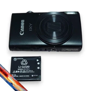 Canon IXY 170 PowerShot ELPH 170 IS IXUS 170 20.0MP 12x Black Digital Camera JP - Picture 1 of 7