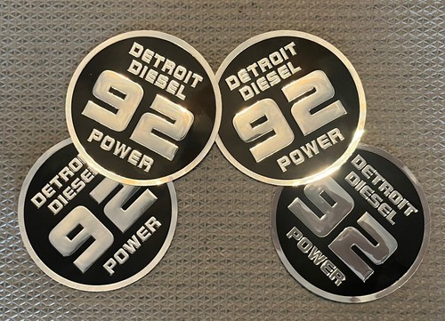 Detroit Diesel Valve Cover Stickers (OEM) DDC (LOT Of 4) / 92 Series | eBay