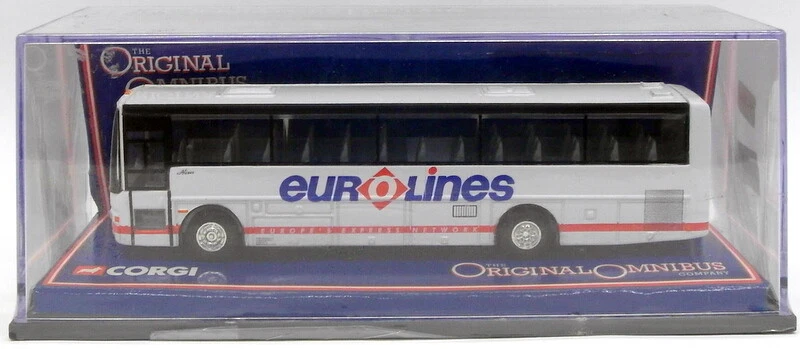 Corgi 1/76 Scale Model Bus 42714 - Van Hool Alizee - Eurolines - Image 1 of 1