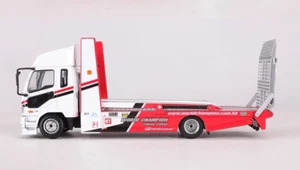 1/64 Diecast Car Model Mitsubishi FUSO Fighter 2017 Double deck tow trucks - Picture 1 of 9