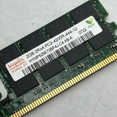 IBM 2GB Fru#15R7170 PC2-4200r PC4200 DDR2 533Mhz 256x72 2Rx4 200pin Server Ram - Image 1 of 4