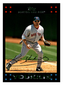 2007 Topps Kevin Youkilis Boston Red Sox #475 centré comme neuf