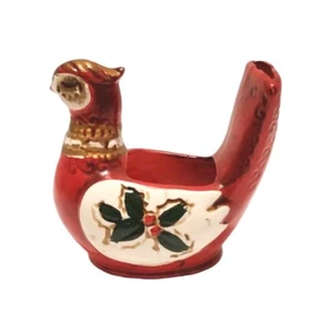De Colección Japón Cerámica Perdiz Estatuilla Candelabro Candelabro Maceta Rubens 5" - Imagen 1 de 12