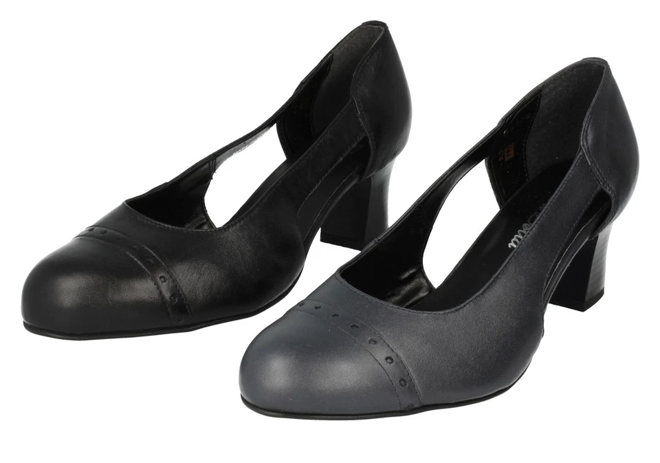 Ladies Da Bella Factory Seconds Leather Slip On Court Shoes: - Image 1 of 1