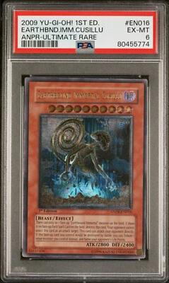 2009 YUGIOH 1ST ANPR-EN016 EARTHBOUND IMMORTAL CUSILLU ULT PSA 6 EX #80455774 - Image 1 of 2