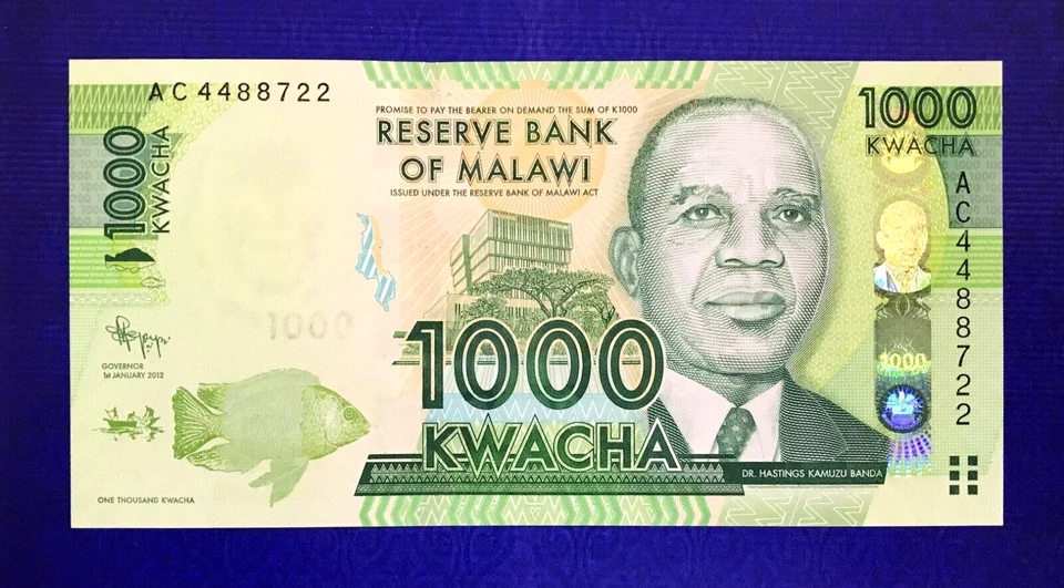 2012 MALAWI - 1000 KWACHA - GEM UNC - EZSA7 - Image 1 of 2