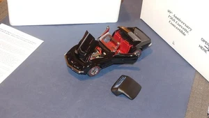 G053 Danbury Mint 1968 Chevrolet Corvette 40th Anniversary 1:24 Black COA - Picture 1 of 14