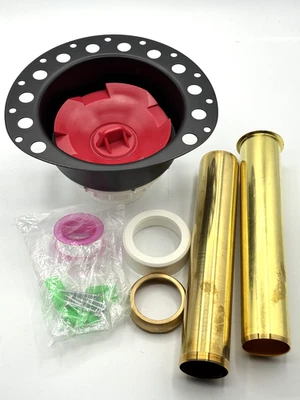 PVC Freestanding Tub Drain Kit For Floor Mounted & Island Bathtub, Incomplete - Image 1 of 4