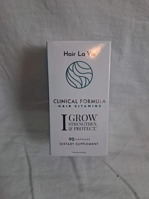 Hair La Vie Clinical Hair Growth Vitamins, Biotin, Collagen, Saw Palmetto, 90 Ct - Image 1 of 4