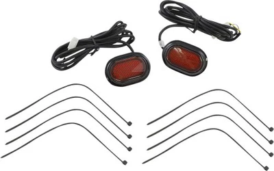 Custom Dynamics Plugz Antenna Grommet Lights - Red Lens, Gloss Black Trim - Image 1 of 3