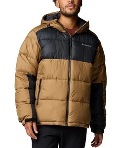 Columbia Men's Pike Lake II Zip Front Hooded Jacket Delta/Black Size Large NWT - Picture 1 of 9