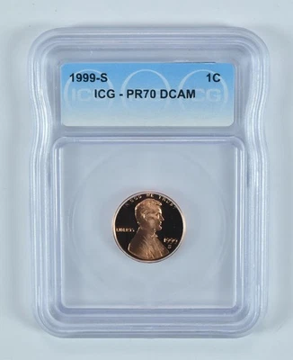 Centavo Lincoln Memorial 1999-S PR70 DCAM ICG *7169 Foto 1 de 4