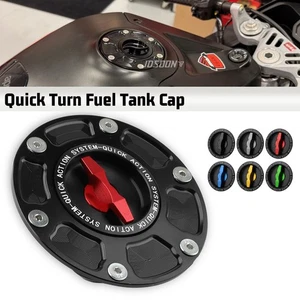 Tapa de gasolina del tanque de combustible de giro rápido Billet para Aprilia RS 457 2024 2025 RS660 2020-2025 - Imagen 1 de 9