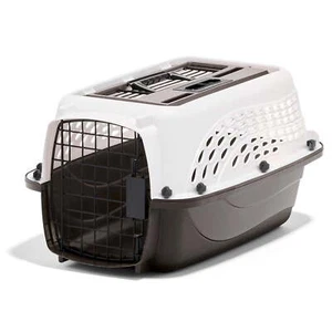 Petmate Two Door Top Load Plastic Travel Dog Kennel Pet Carriers for Dogs - Picture 1 of 8