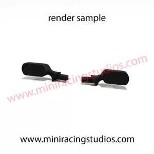 Retrovisores 3D MERCEDES CLK GTR NINCO impreso en Rígido o Flexible - Bild 1 von 13