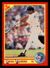 1990 Score Rafael Palmeiro  Texas Rangers #405 Centered Mint