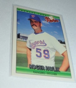 1992 DORUSS THE ROOKIES - ROGER PAVLIK RANGERS PITCHER CARD 90 - Picture 1 of 4