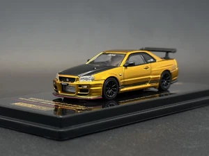 Inno64 1/64 Top Secret Tokyo Auto Show R34 Gold - Picture 1 of 3