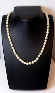 17.5 inch Strand Akoya Cultured Pearls 6.5-7 mm 14K White Gold Was $1,295 Video - Picture 1 of 9
