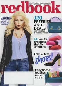 REDBOOK Magazine - November 2013 / Christina Aguilera / Beauty, Health, Home - Picture 1 of 2