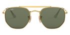 Ray-Ban 0RB3648 Sunglasses Unisex Gold Geometric 54mm New 100% Authentic