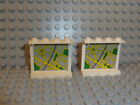 LEGO® Town Classic 2x Panel 1x4x3 4215apb09 aus 6676 Mobile Command Unit F1313