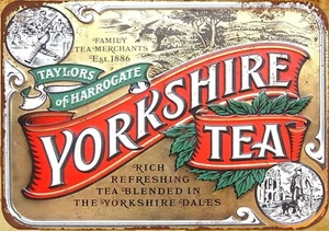  Yorkshire tea tin metal sign garage home decor - Picture 1 of 4