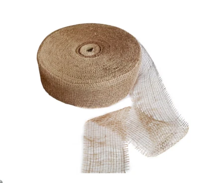 Rede de estopa natural economizadora de solo cobertor de malha juta controle de erosão 4" X 300" - Imagem 1 de 3